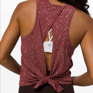 Lululemon ALL TIED UP TANK _ Savannah Size 2